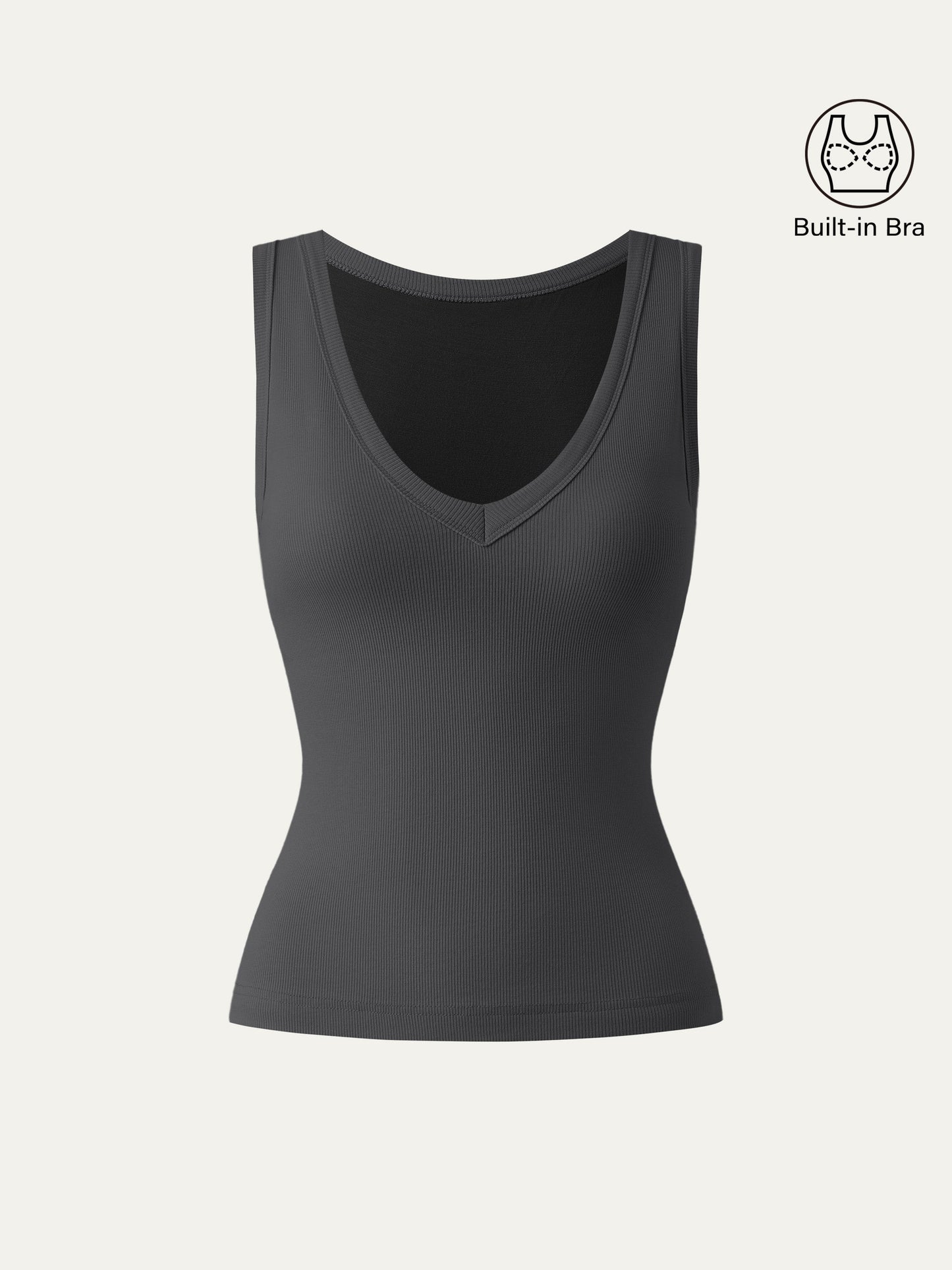 Dehnbare V-Ausschnitt Baumwolle Neue Luftige Brami Tanktop