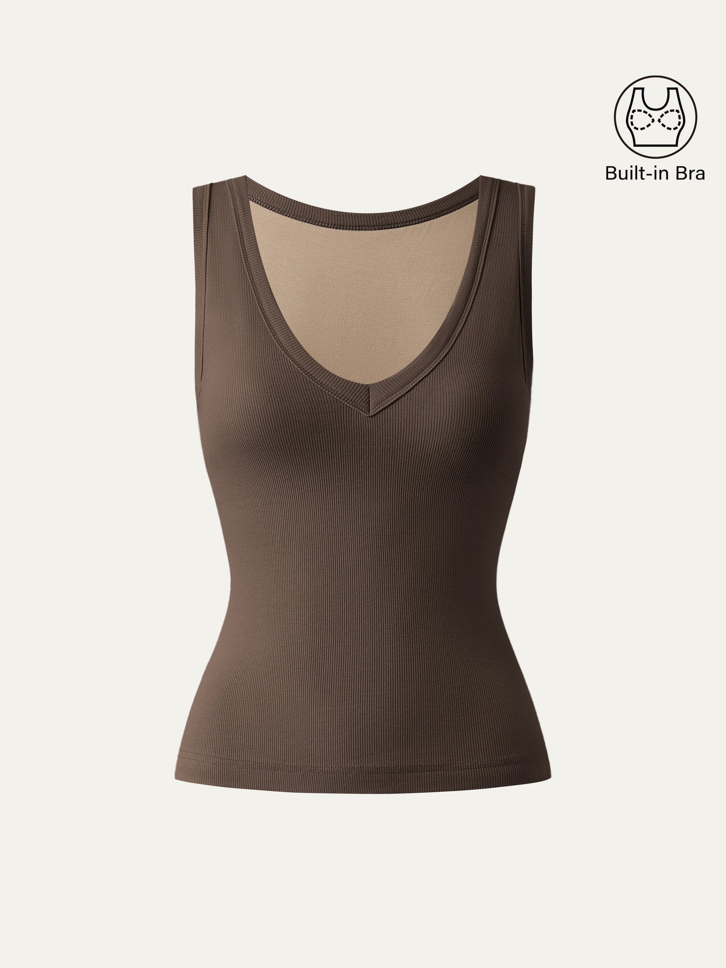 Dehnbare V-Ausschnitt Baumwolle Neue Luftige Brami Tanktop