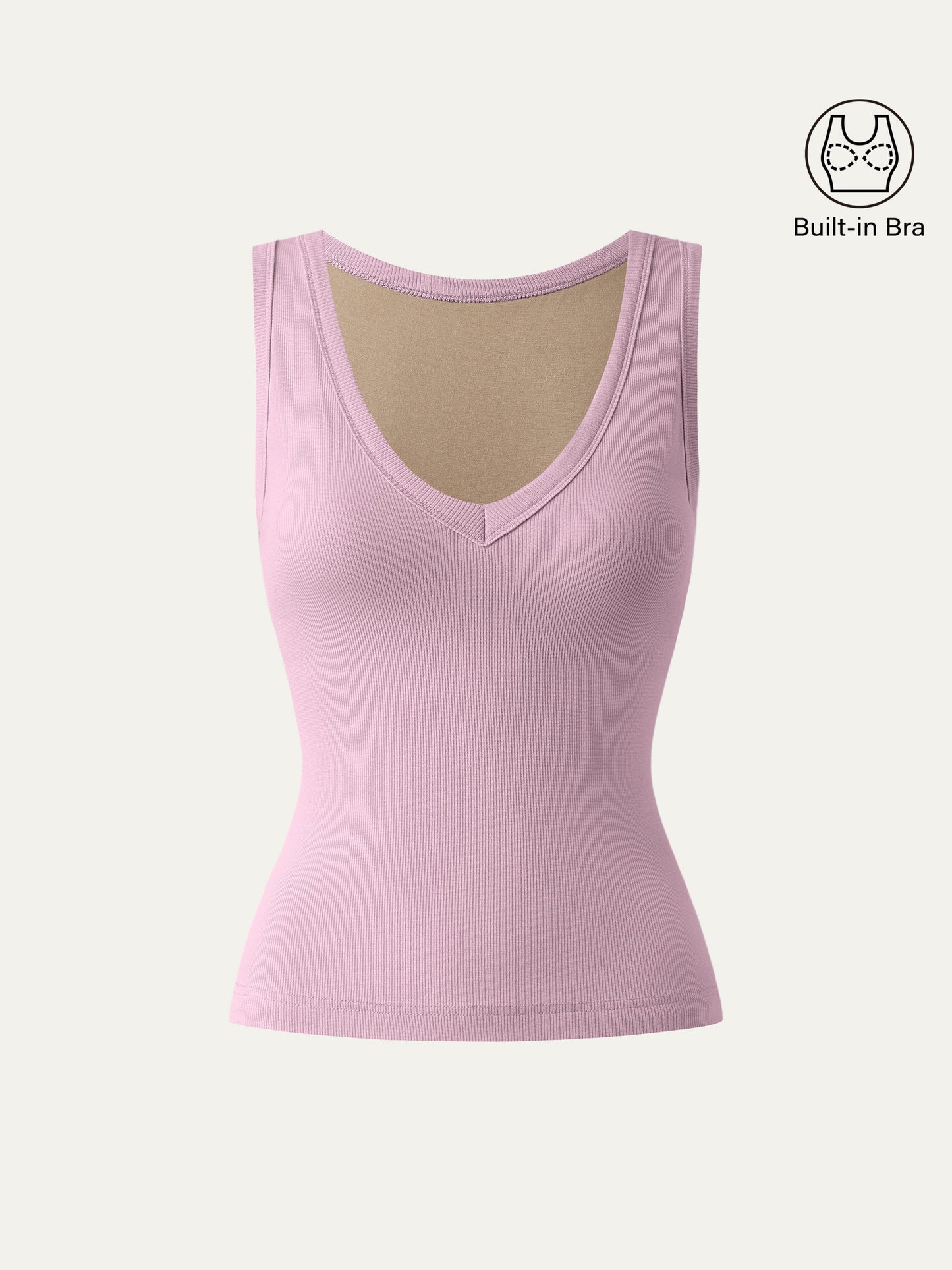 Dehnbare V-Ausschnitt Baumwolle Neue Luftige Brami Tanktop