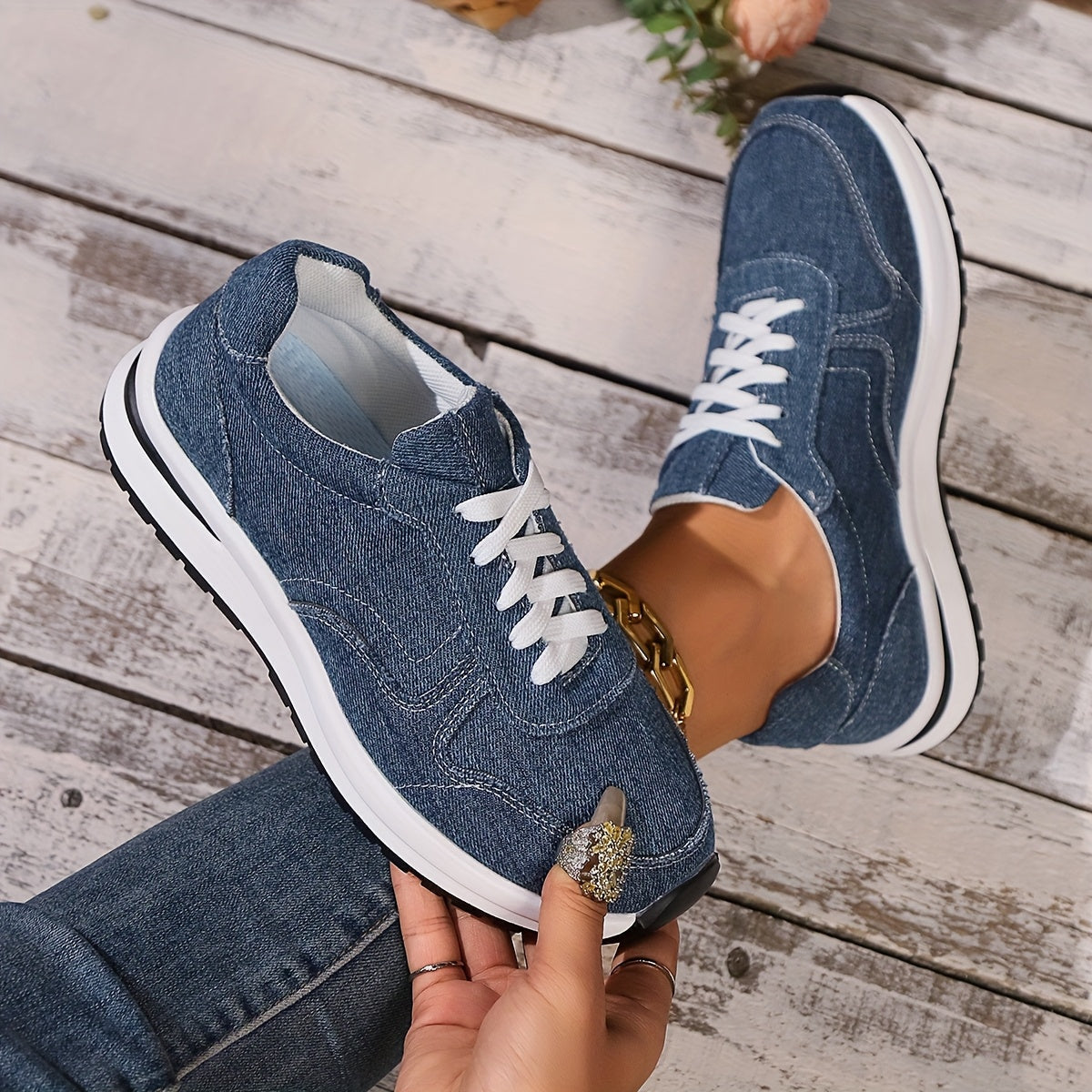 Izzy™ | Orthopädische Sneakers aus Denim