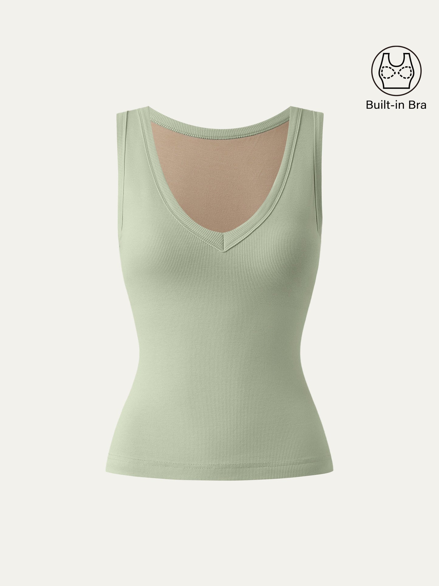 Dehnbare V-Ausschnitt Baumwolle Neue Luftige Brami Tanktop