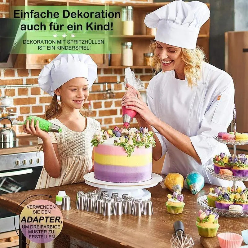 Backen Sie schöne und professionelle Torten