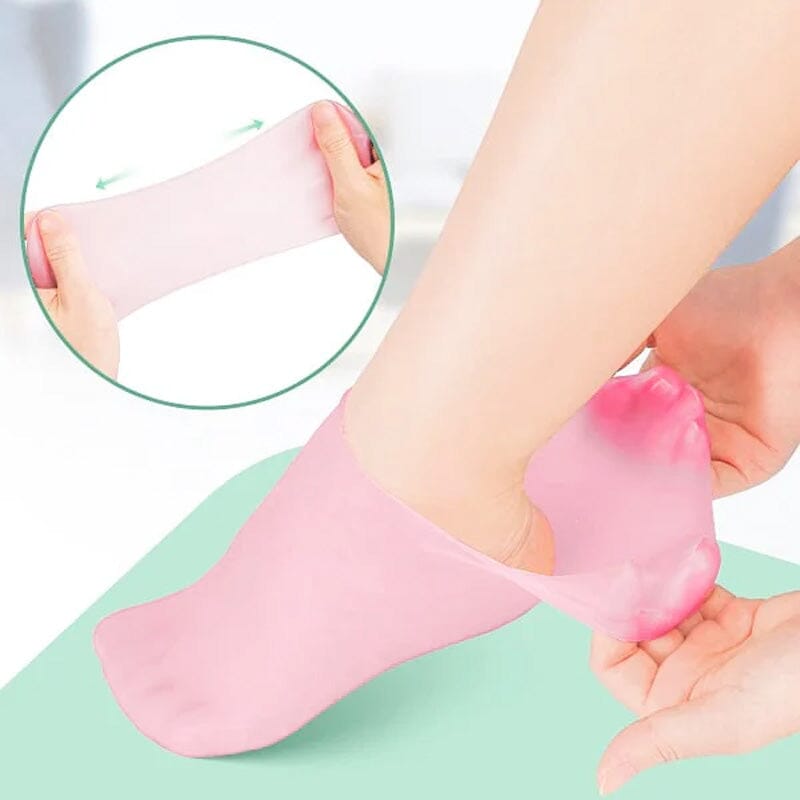 StepSoothe | Frauen Fußbad Pediküre Silikonsocken