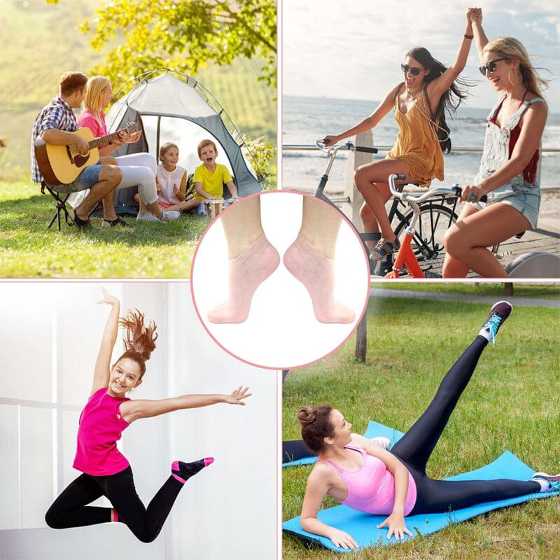 StepSoothe | Frauen Fußbad Pediküre Silikonsocken