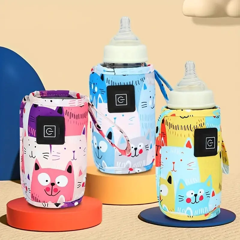 Draagbare fles warmer
