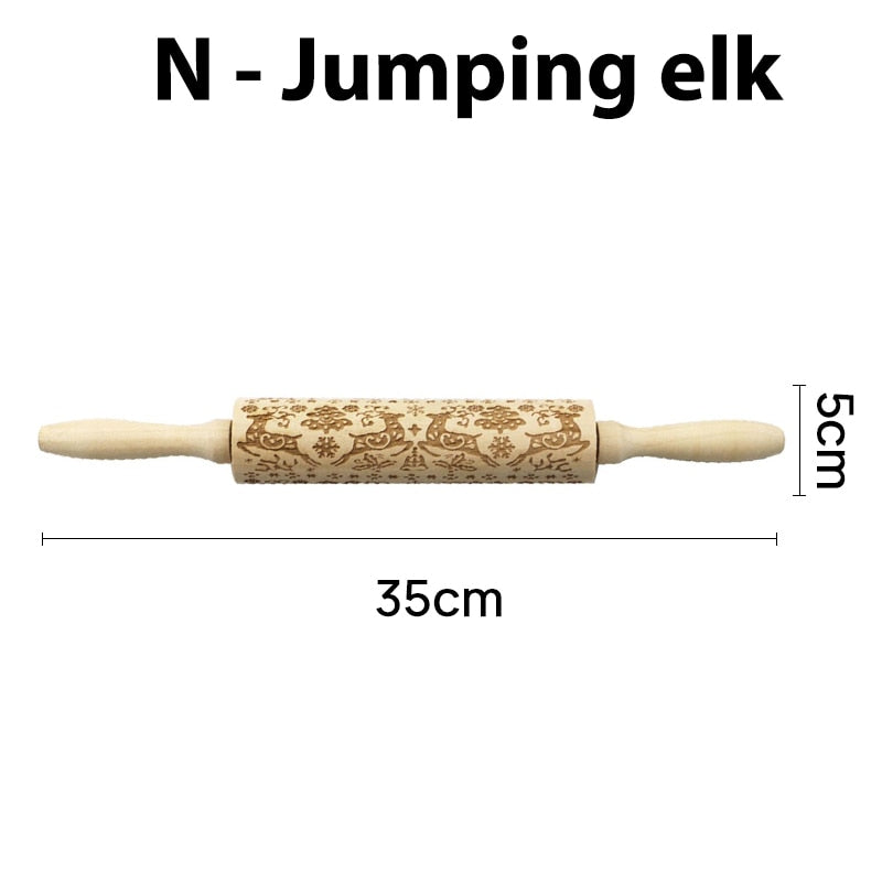 Versierde deegroller