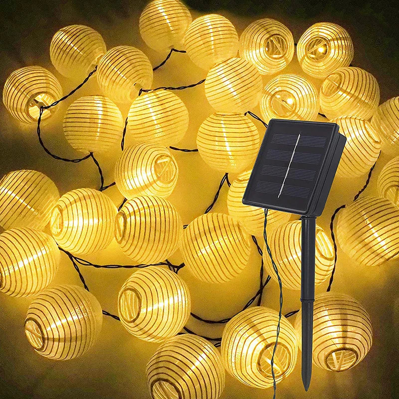 Wasserfeste Solar-Laternen-Lichterkette