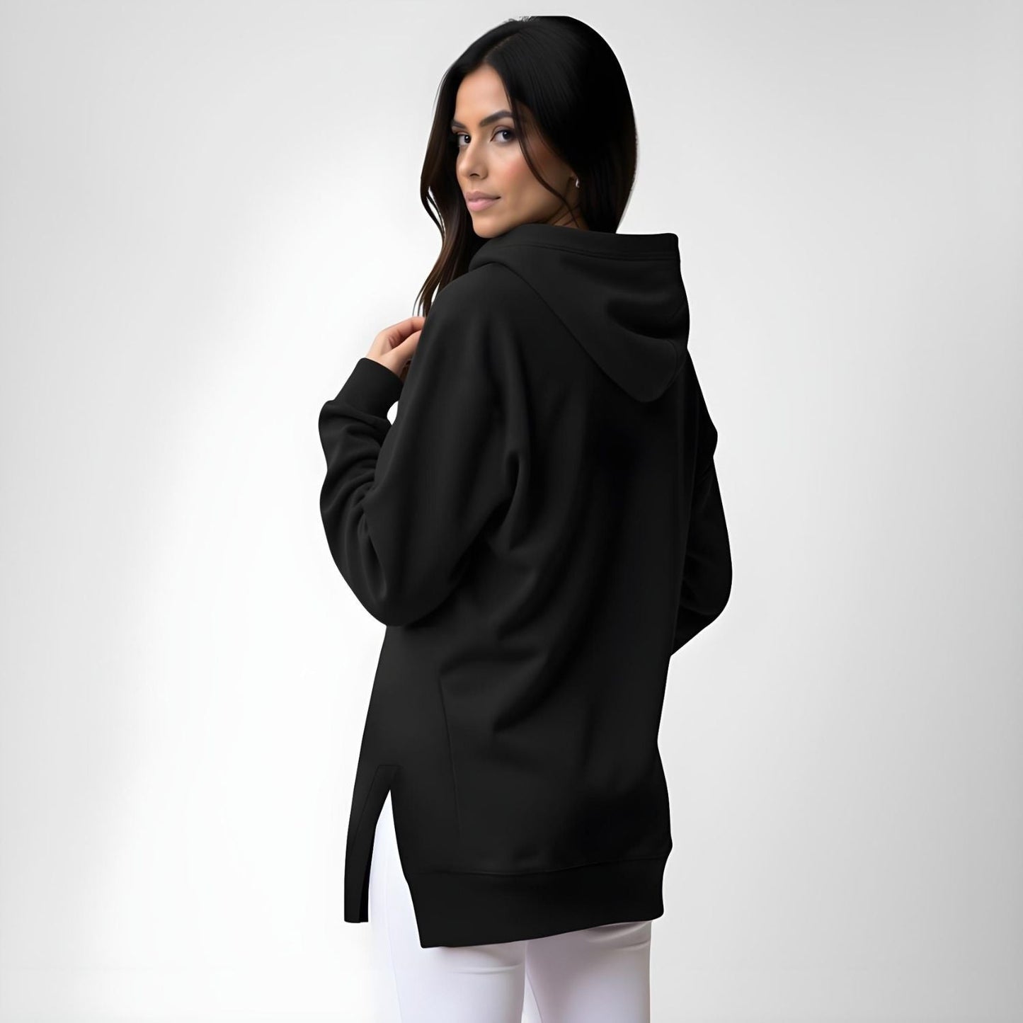 Oversized Kapuzenkleid (Neuheit)