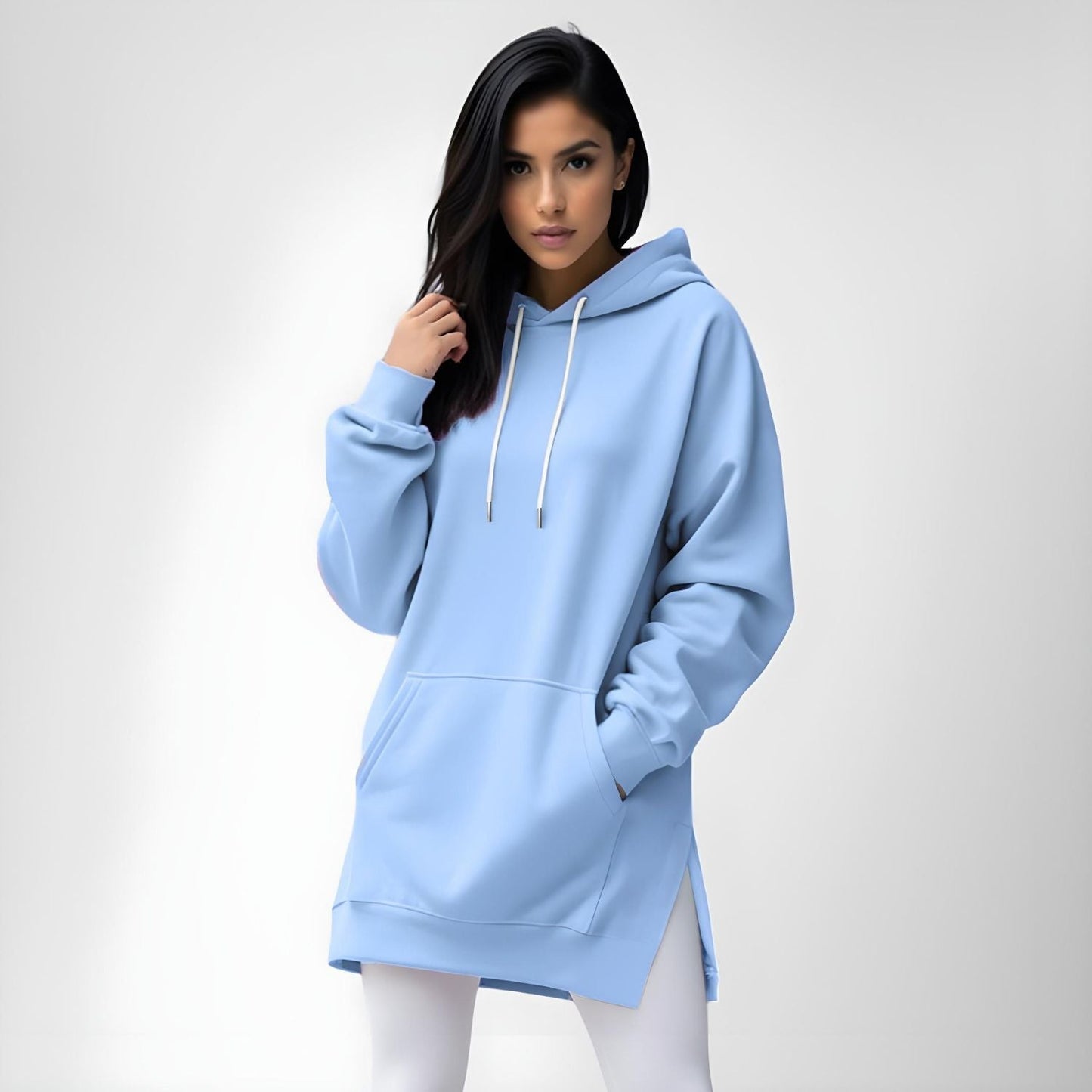 Oversized Kapuzenkleid (Neuheit)