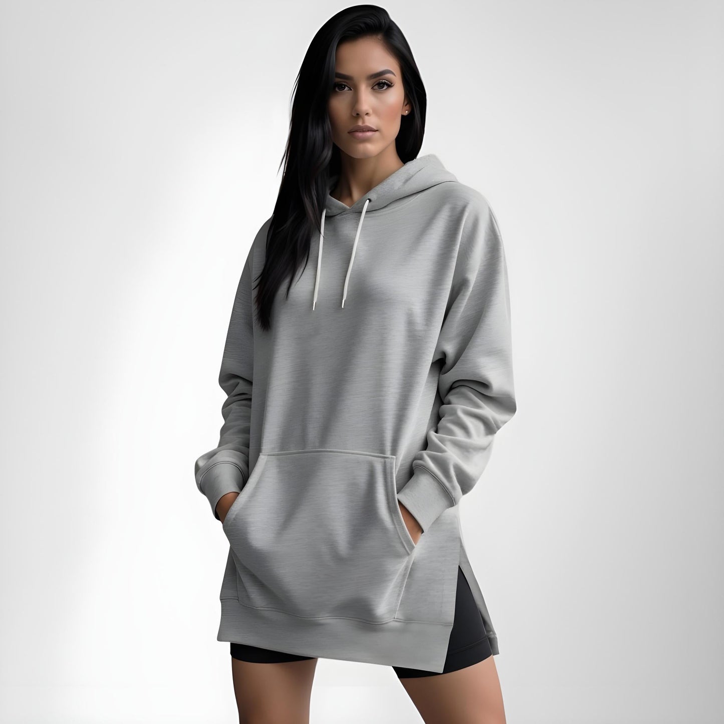 Oversized Kapuzenkleid (Neuheit)