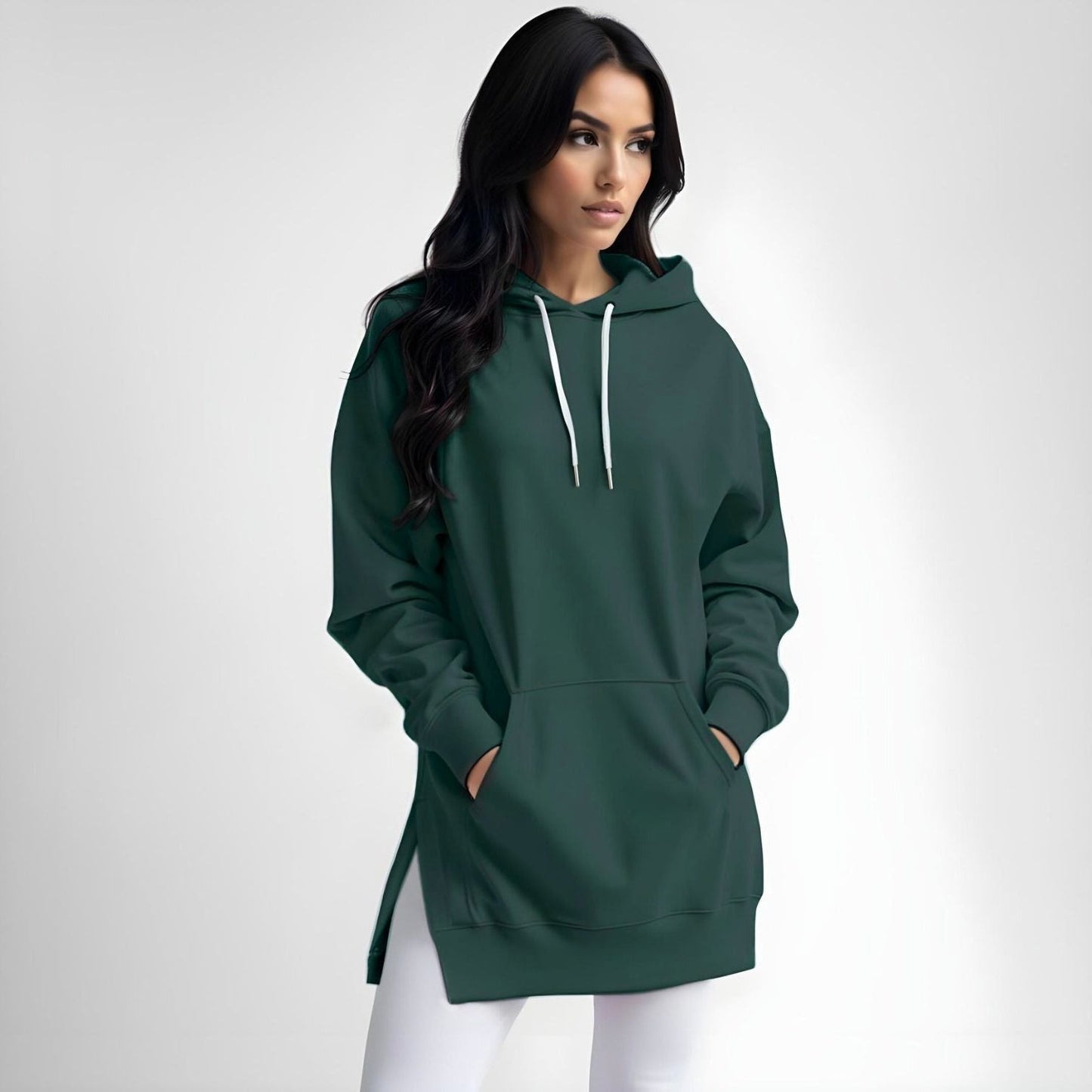 Oversized Kapuzenkleid (Neuheit)