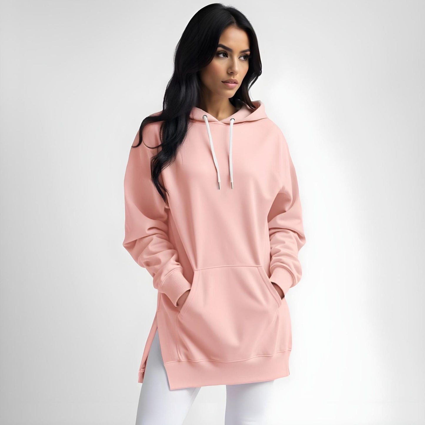 Oversized Kapuzenkleid (Neuheit)