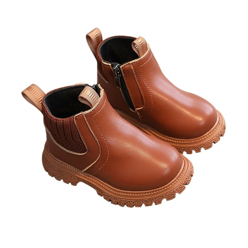 Kinderstiefel aus Rutschfestem Leder
