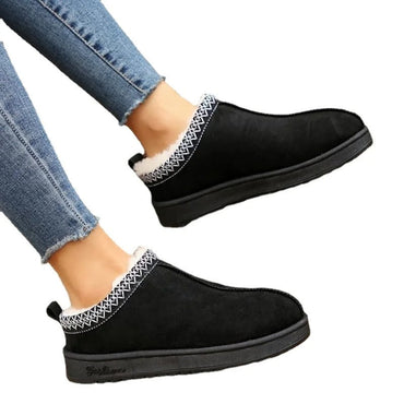 Hausschuhe mit Fellfutter