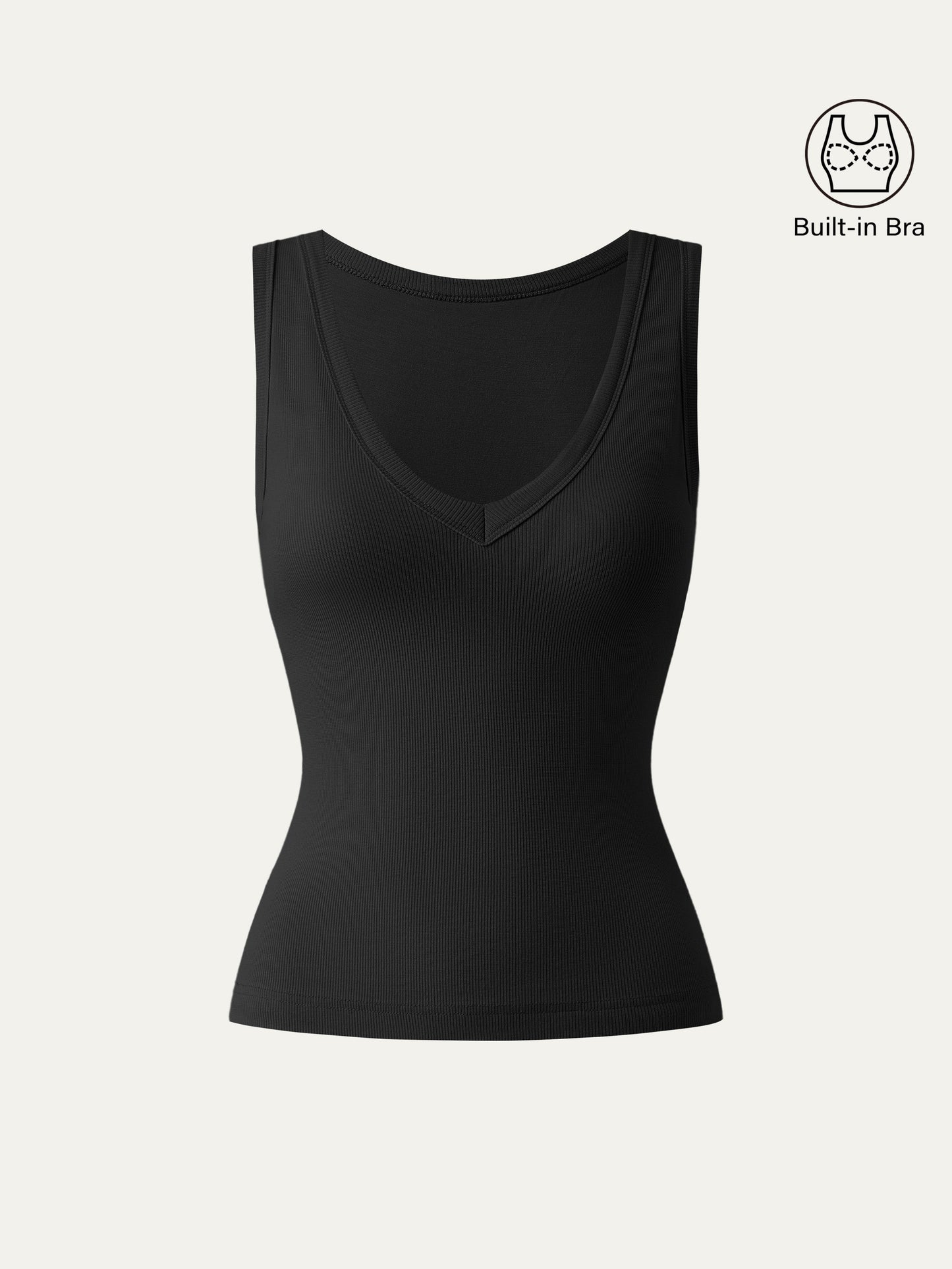 Dehnbare V-Ausschnitt Baumwolle Neue Luftige Brami Tanktop