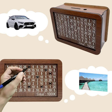 Sparschwein aus Holz