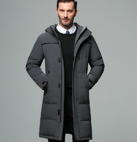 Mozes | Luxury heren winterjas met ritszakken