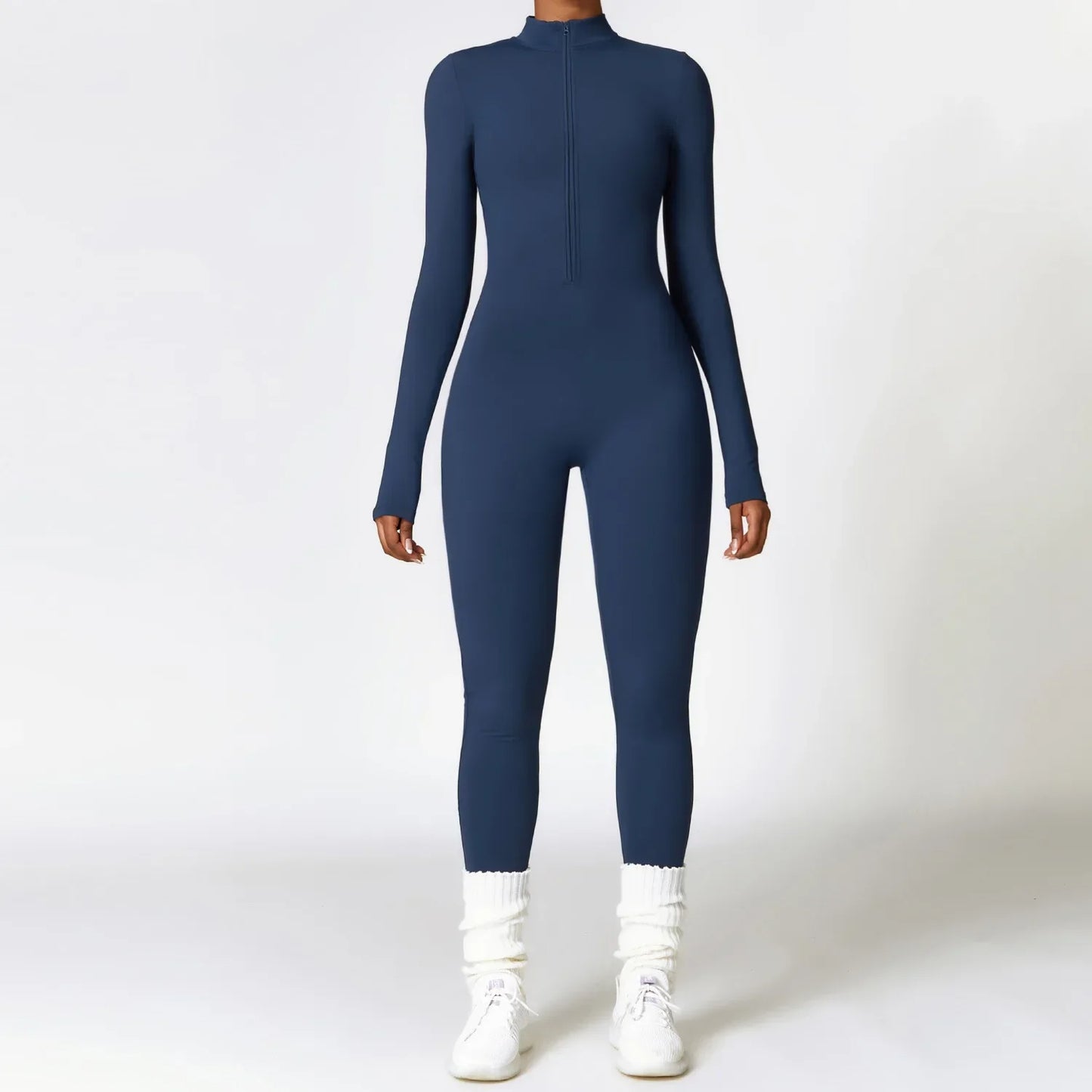 Damen-Winter-Fitness-Jumpsuit