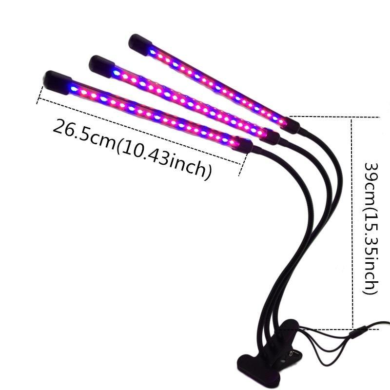 USB Timer LED Pflanze wachsen Lichter