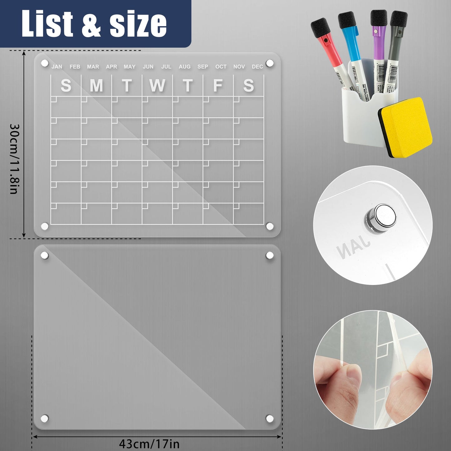 Magnetisch weekplan