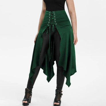 Asymmetrische gotische rok