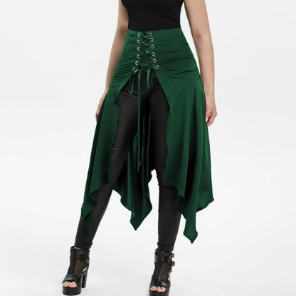 Asymmetrische gotische rok