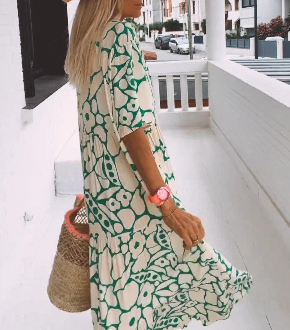 Sanne Damenkleid  | Kleid mit kurzen Ärmeln