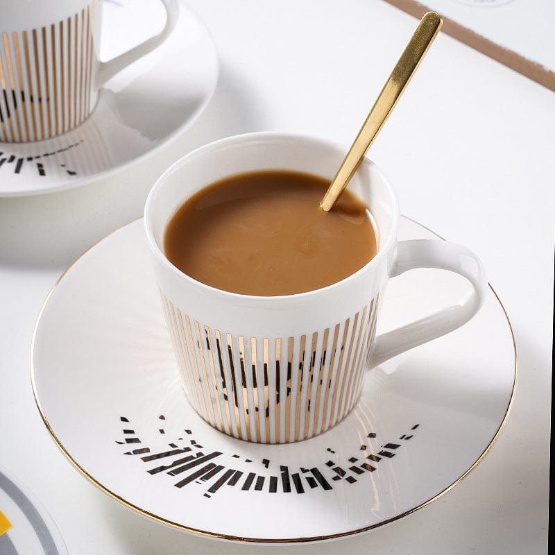 Sip Bewegte Reflexion Kreativer Kaffeetassenspiegel