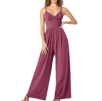 Ella | Jumpsuit met wijde pijpen