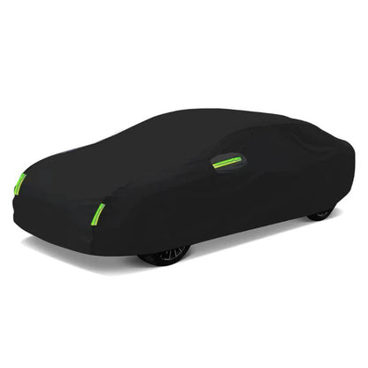 Autoverdekking met reflectorstrips voor buitengebruik