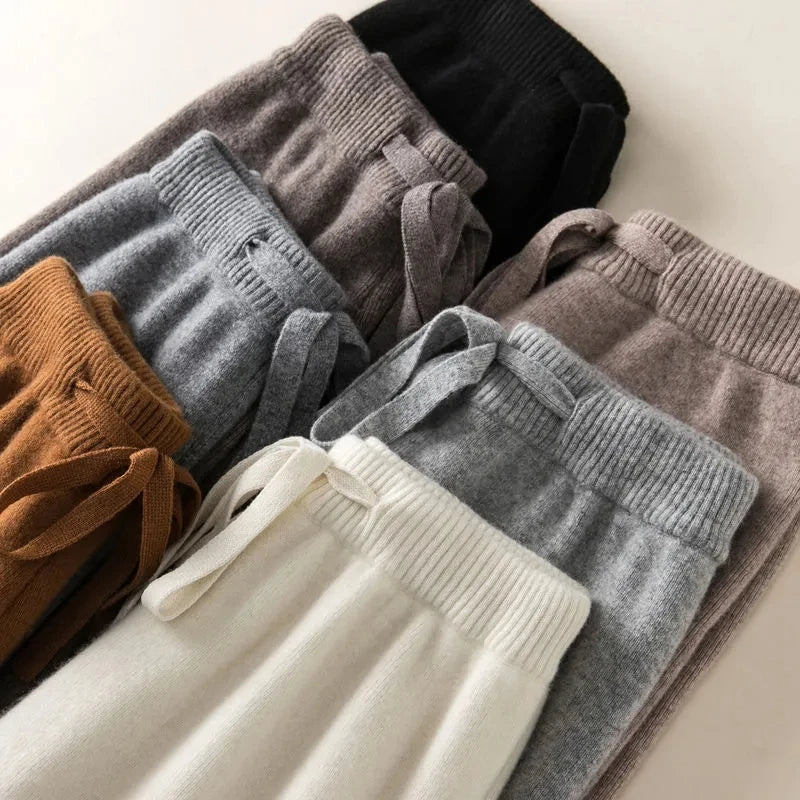 Gebreide broek voor dames