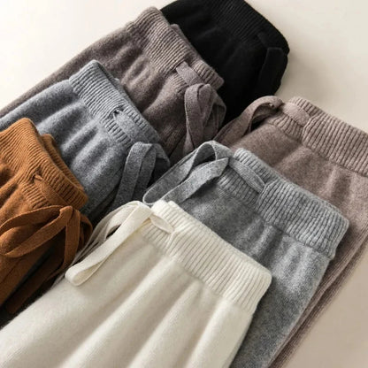Gebreide broek voor dames
