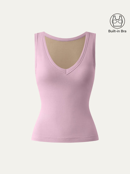 Dehnbare V-Ausschnitt Baumwolle Neue Luftige Brami Tanktop