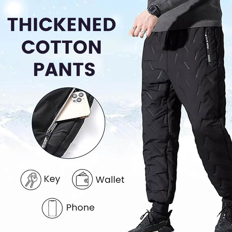 Verstärkte Baumwollhose mit Lammfell