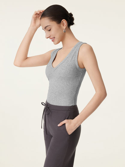 Dehnbare V-Ausschnitt Baumwolle Neue Luftige Brami Tanktop