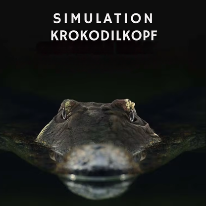 Croccruise - simulatie krokodilkop