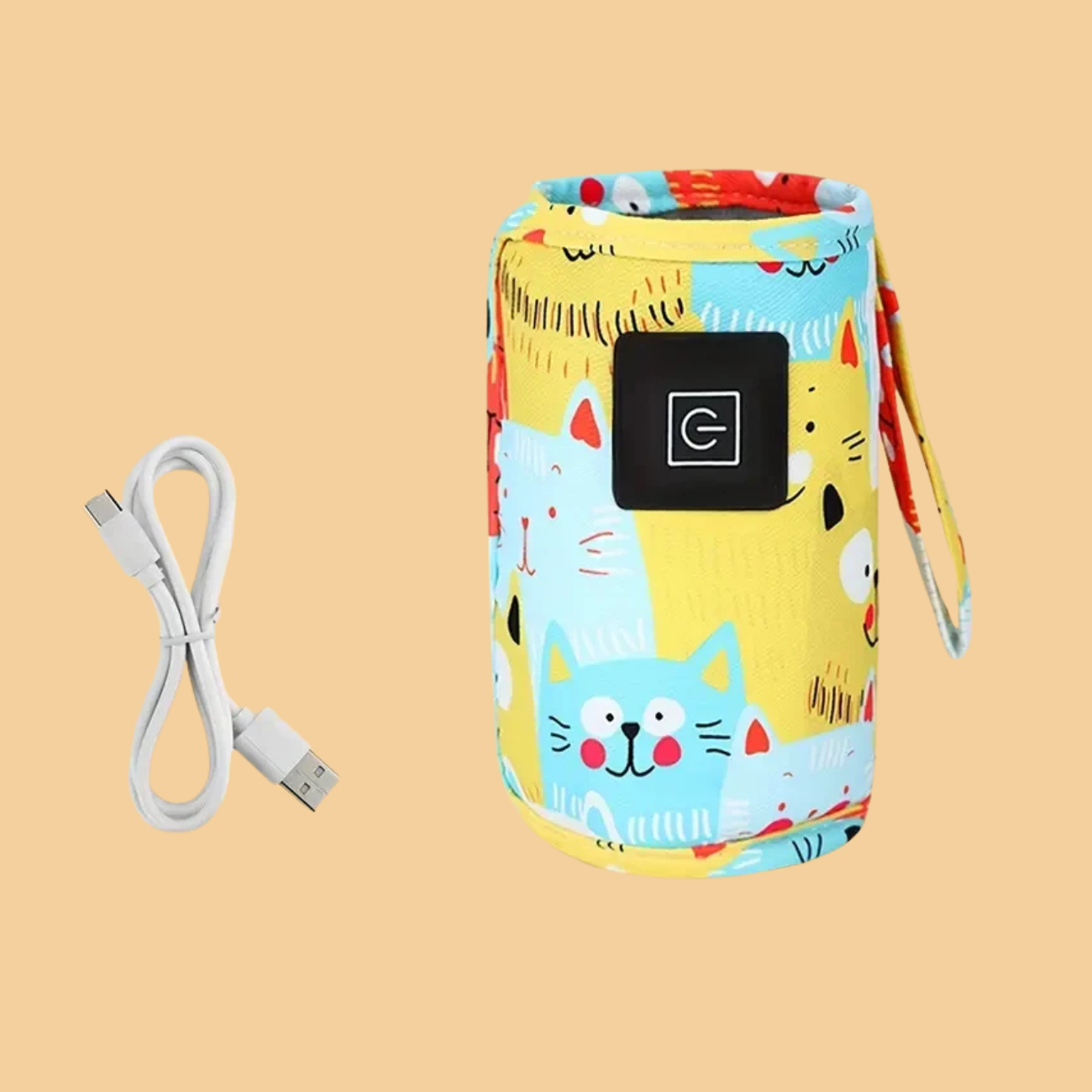 Draagbare fles warmer