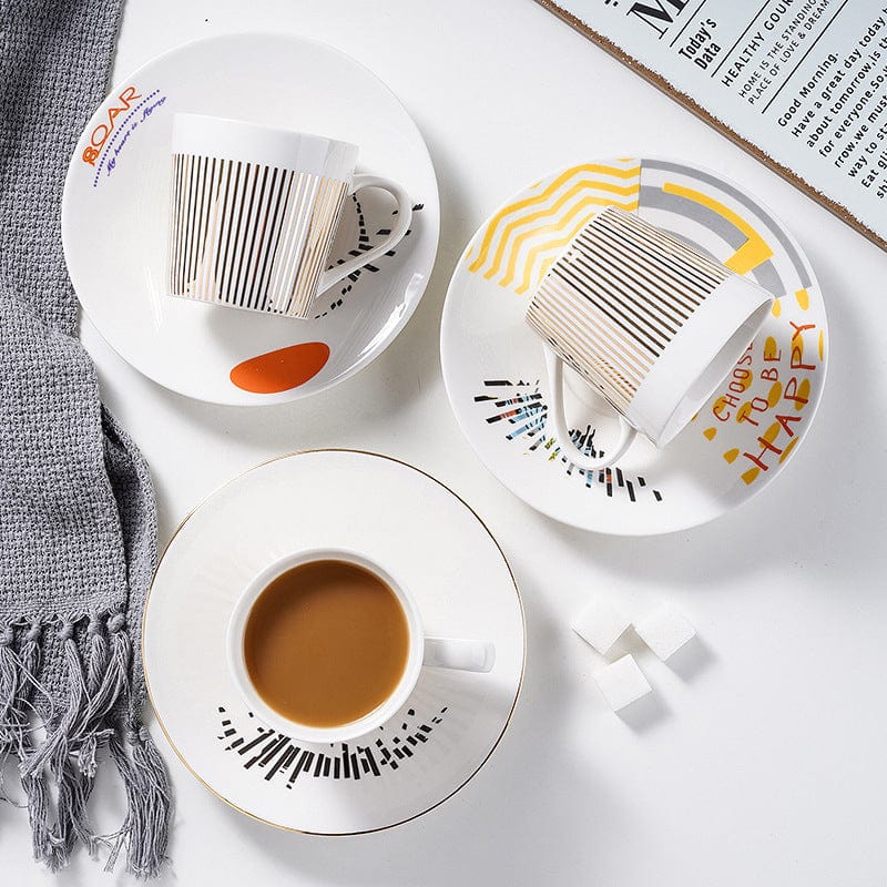 Sip Bewegte Reflexion Kreativer Kaffeetassenspiegel