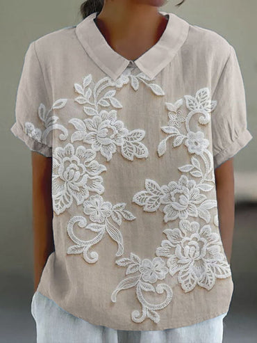 Claire - Bedrucktes Vintage-T-Shirt