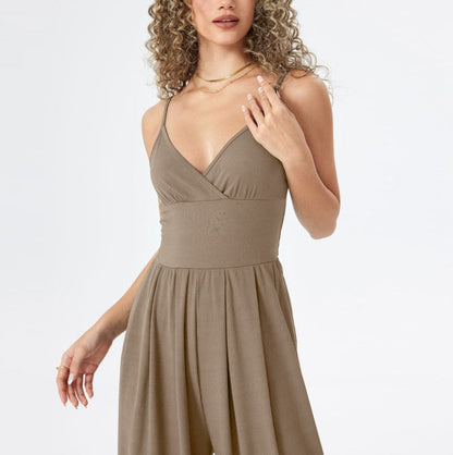 Ella | Jumpsuit met wijde pijpen