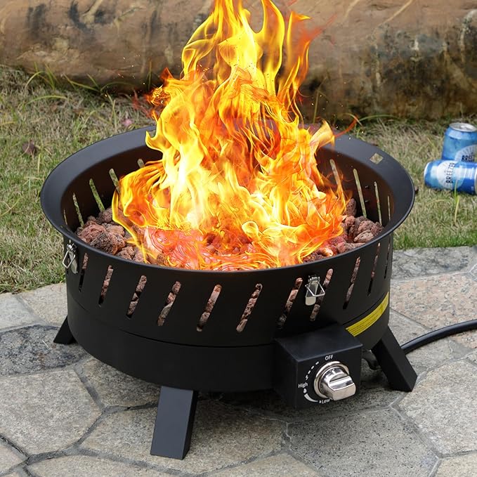 Lume Fire Glow – Tragbare Propangas-Feuerstelle