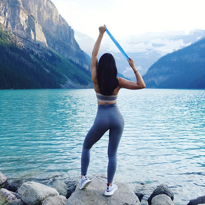 Weerstandsband voor yoga en krachttraining