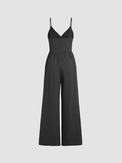 Ella | Jumpsuit met wijde pijpen