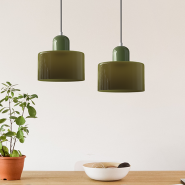 Lumoza — Moderne Glas-Pendelleuchte mit verstellbarer Höhe