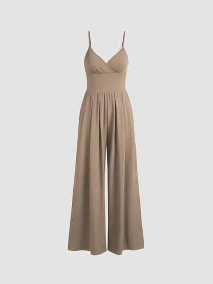 Ella | Jumpsuit met wijde pijpen