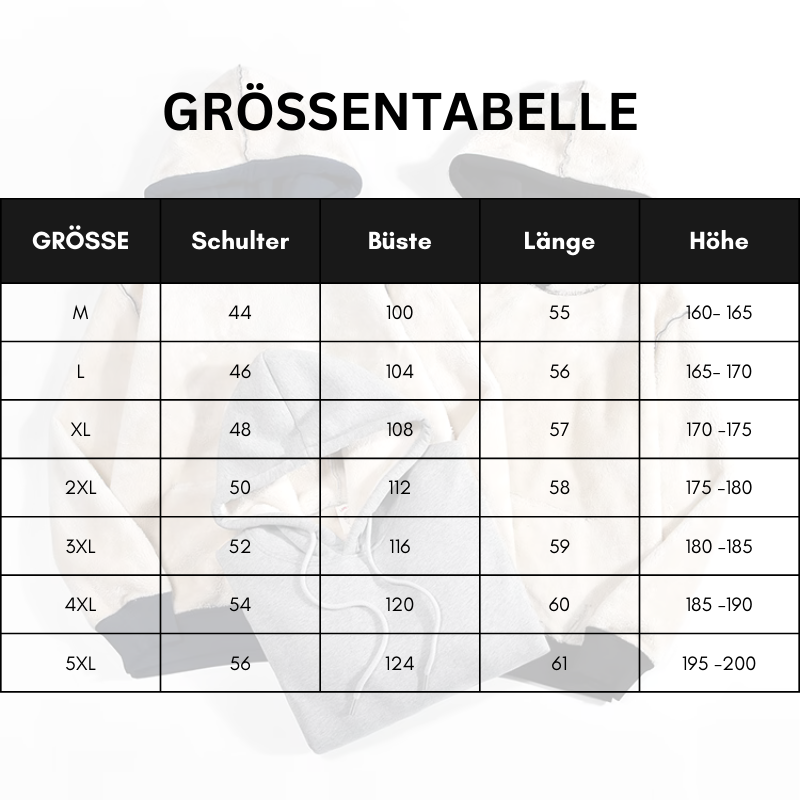 Unisex winterhoodie van lamsleer
