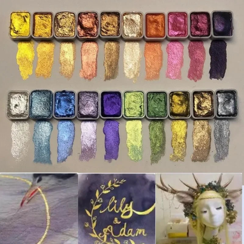 Kolorful - Puder Mineral Perle Pigment Kunst Aquarell