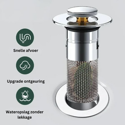 RVS afvoerfilter