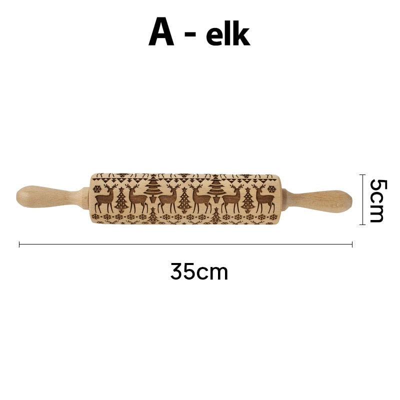Versierde deegroller