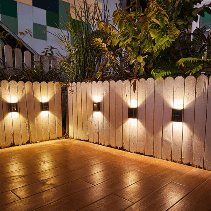 Deluxe Drahtlose LED Solar Wandlampen - Verwandeln Sie Ihren Garten mit dem perfekten Ambiente!